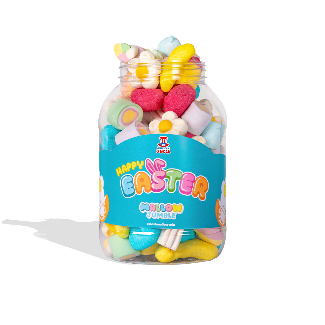 Mallow Jumble "Sretan Uskrs", staklenka marshmallow za sastavljanje s tvojim omiljenim okusima