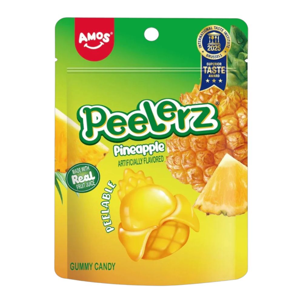 Amos Peelerz Gummy Ananas, gumeni bomboni s okusom ananasa od 65g