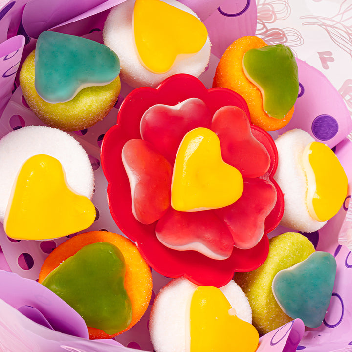 Wunnie Gummy Bouquet, buket od gumenih bombona i marshmallow mješovitih 162g