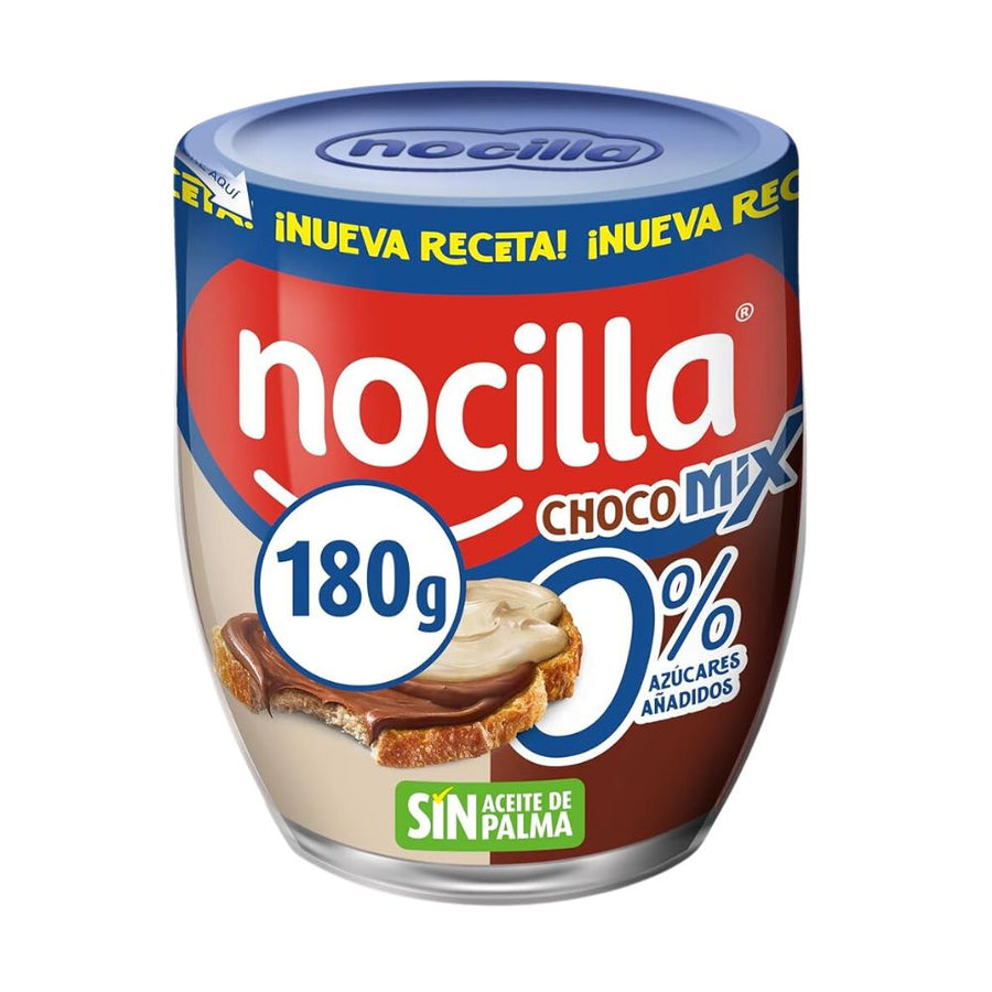 Confezione da 180g crema spalmabile al cacao e latte con nocciole Nocilla.