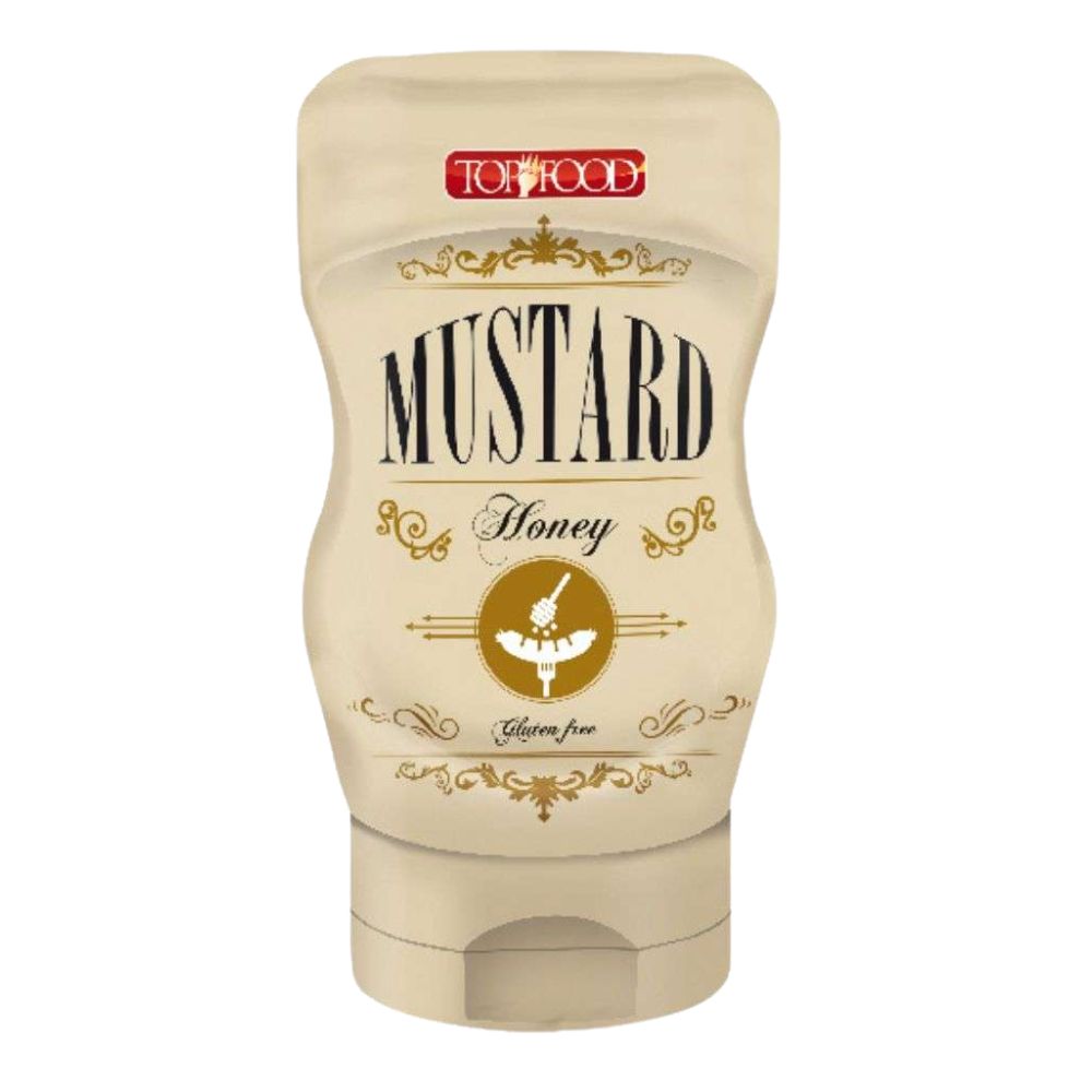 Confezione da 285g, senape al miele Top Food.
