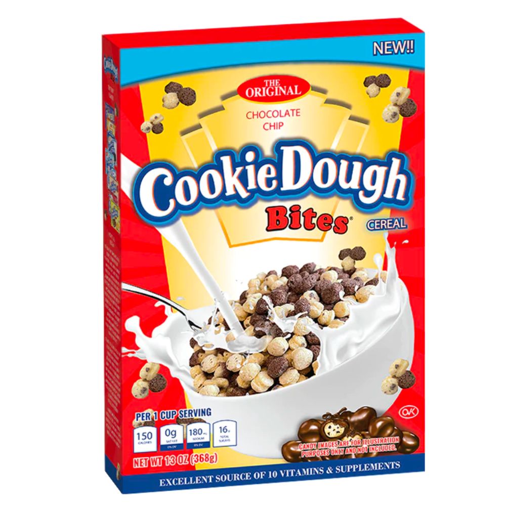 Confezione da 368g di cereali al cioccolato Cookie Dough