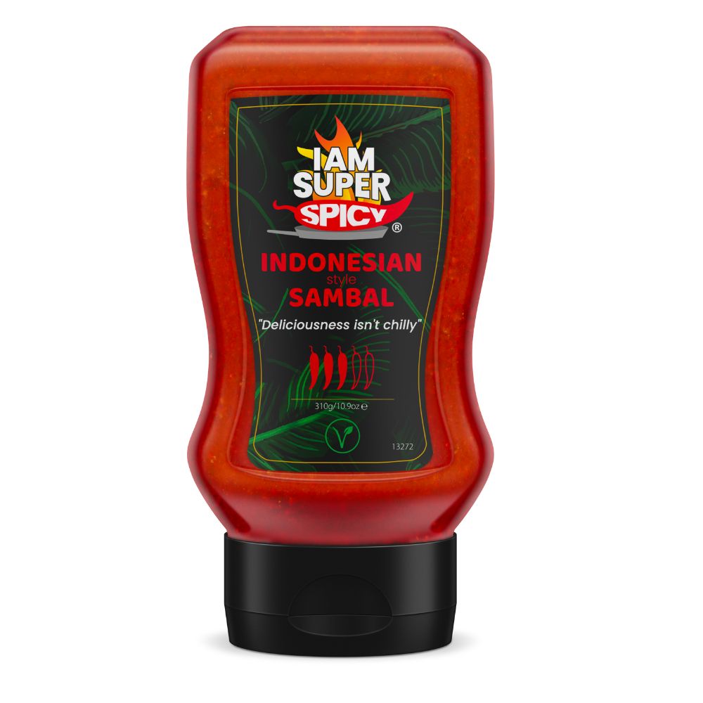 Confezione da 310g di salsa piccante I Am super spicy