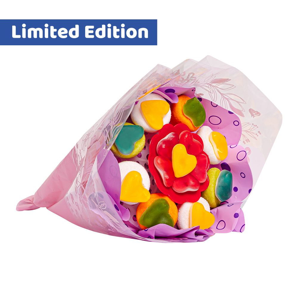 Wunnie Gummy Bouquet, buket od gumenih bombona i marshmallow mješovitih 162g