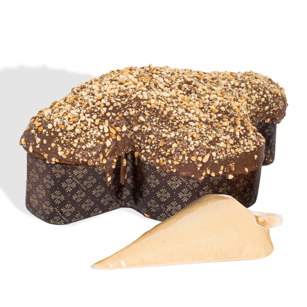 Uskrsna golubica Choco Peanuts by American Uncle, golubica s čokoladom i kikirikijem od 800 g s kremom Choco Peanut Butter od 200 g