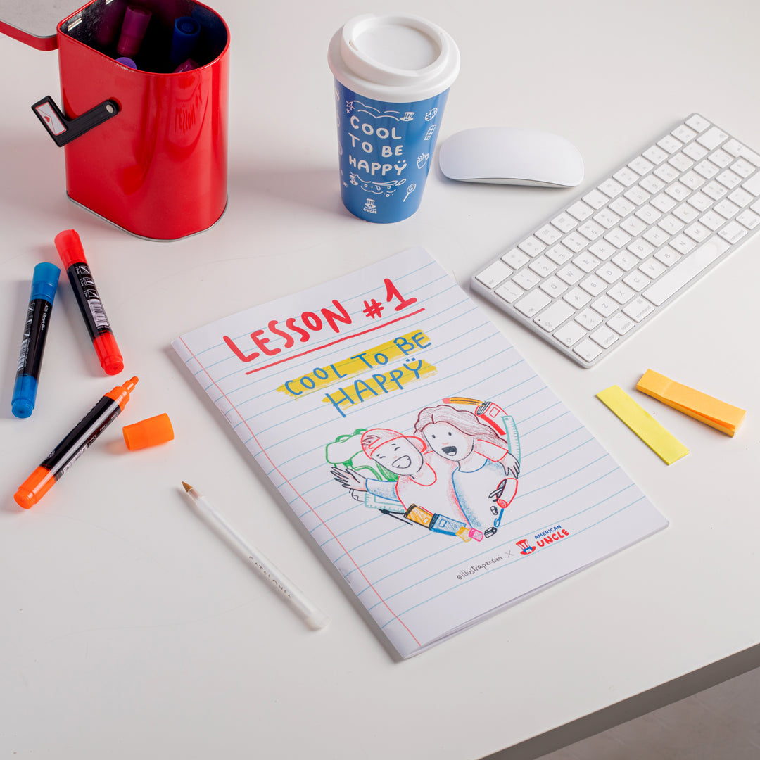 Bilježnica A4 Cool to be Happy s crtama