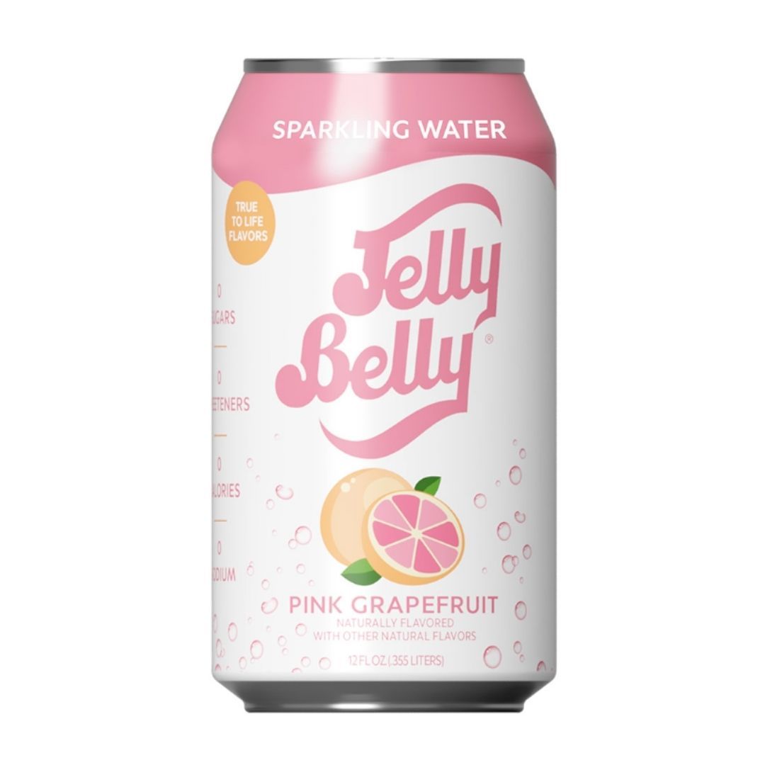 Jelly Belly Pink Grapefruit Sparkling Water