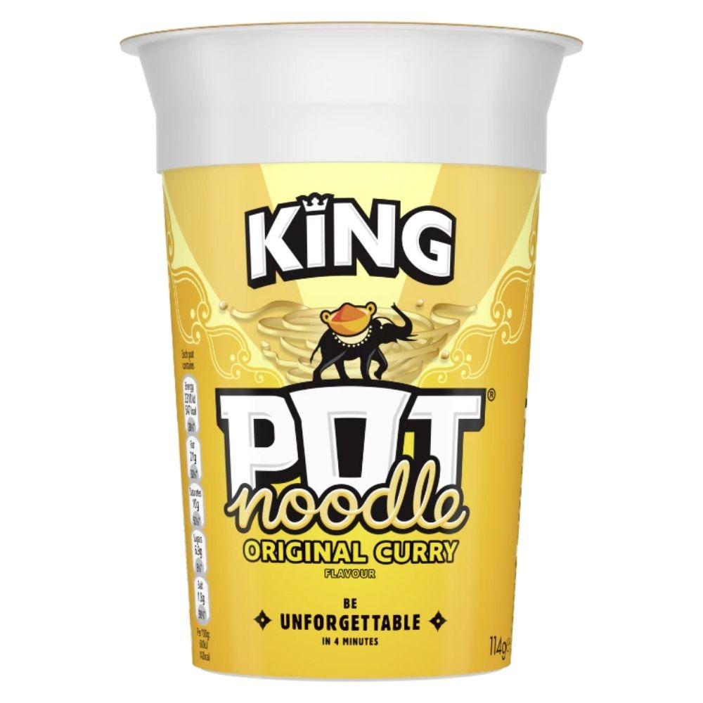 Pot Noodle Original Curry, rezanci s curryjem s umakom od manga od 114g