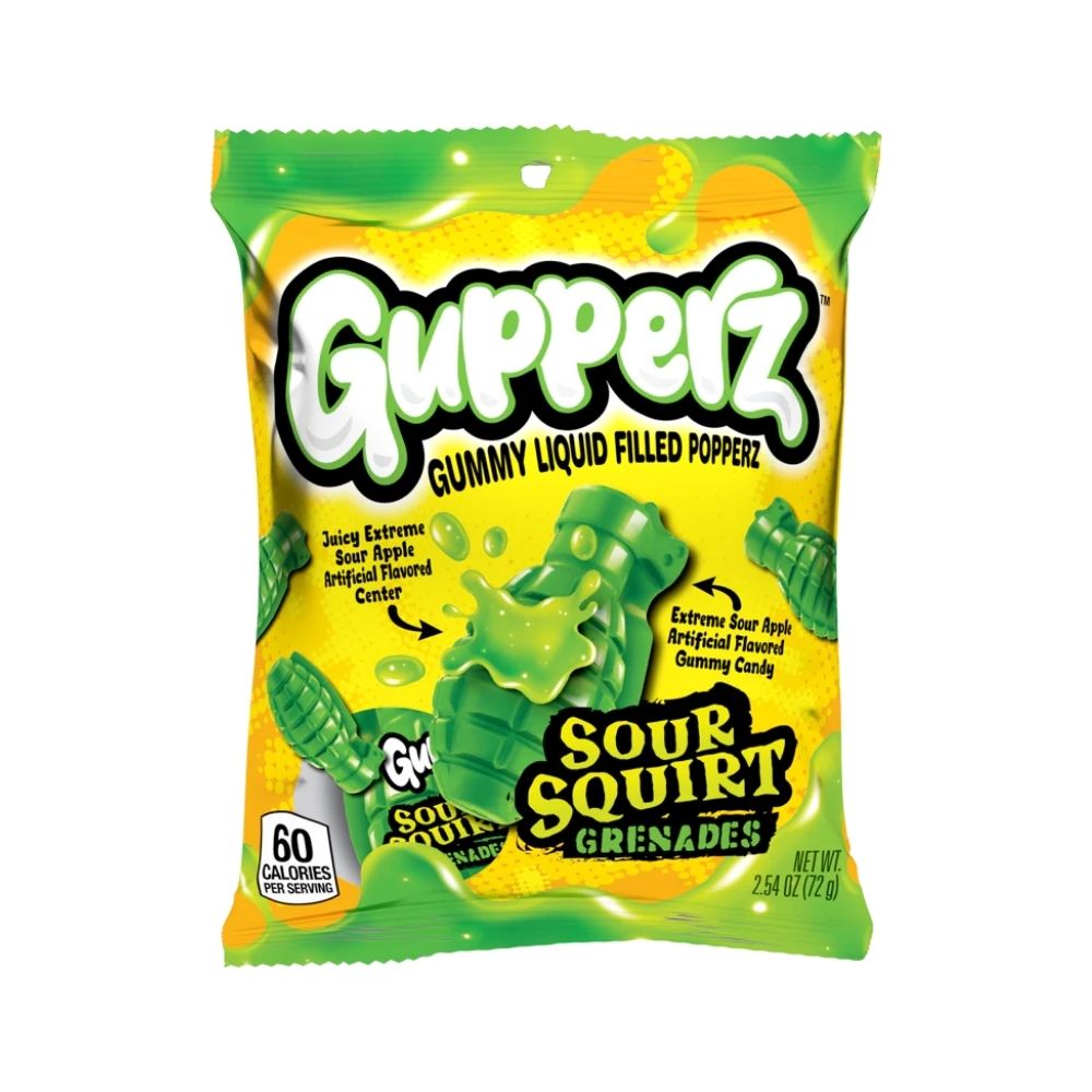 Gupperz Sour Squirt Grenade, tekući bomboni od 72g 