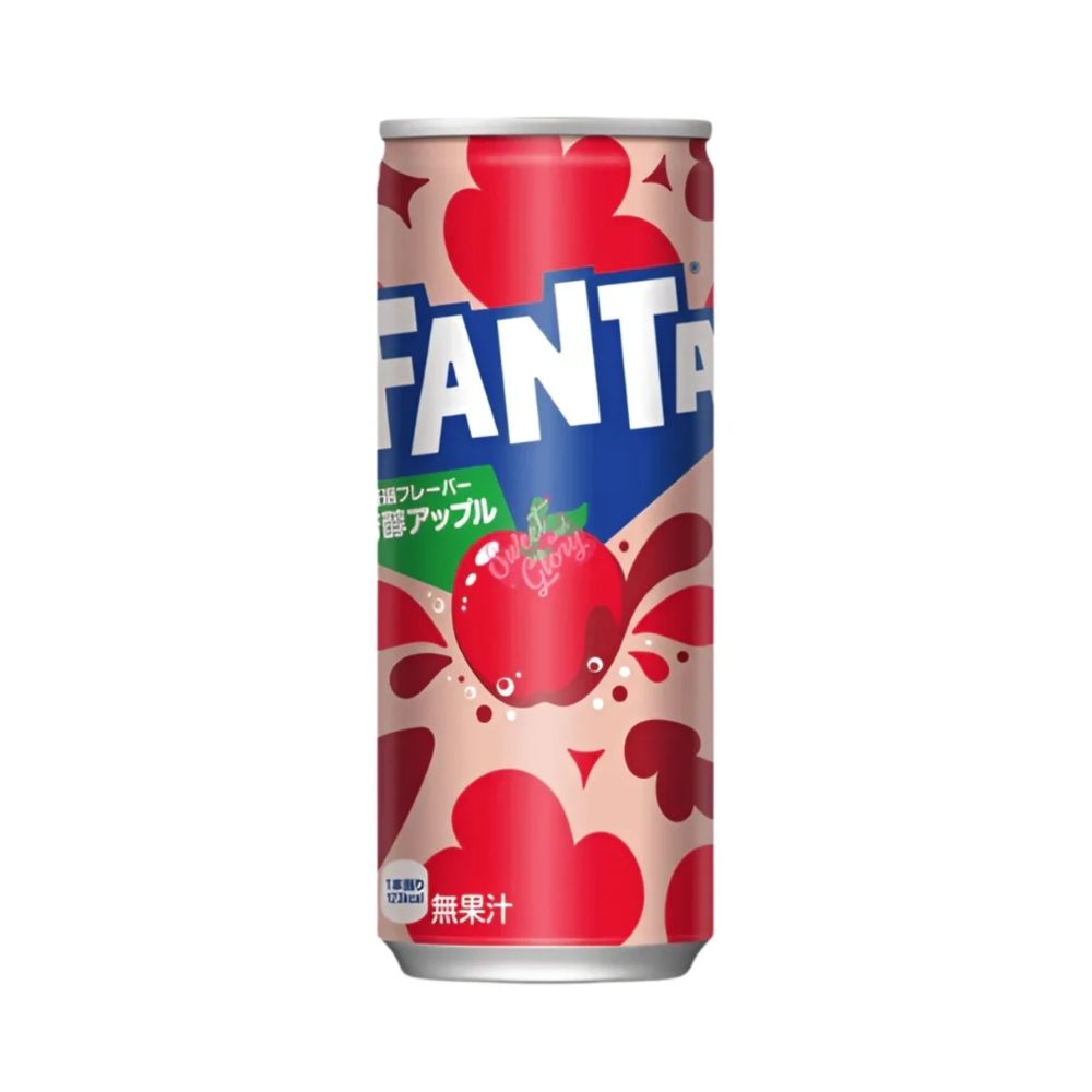 Fanta Red Apple Can Japan, piće s okusom crvene jabuke od 250ml 