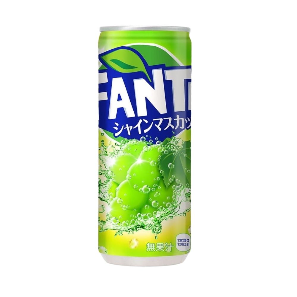 Fanta Shine Muscat Can Japan, gazirano piće s okusom grožđa od 250ml 