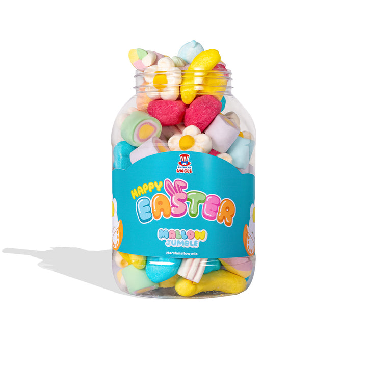 Mallow Jumble "Sretan Uskrs", staklenka marshmallow za sastavljanje s tvojim omiljenim okusima 