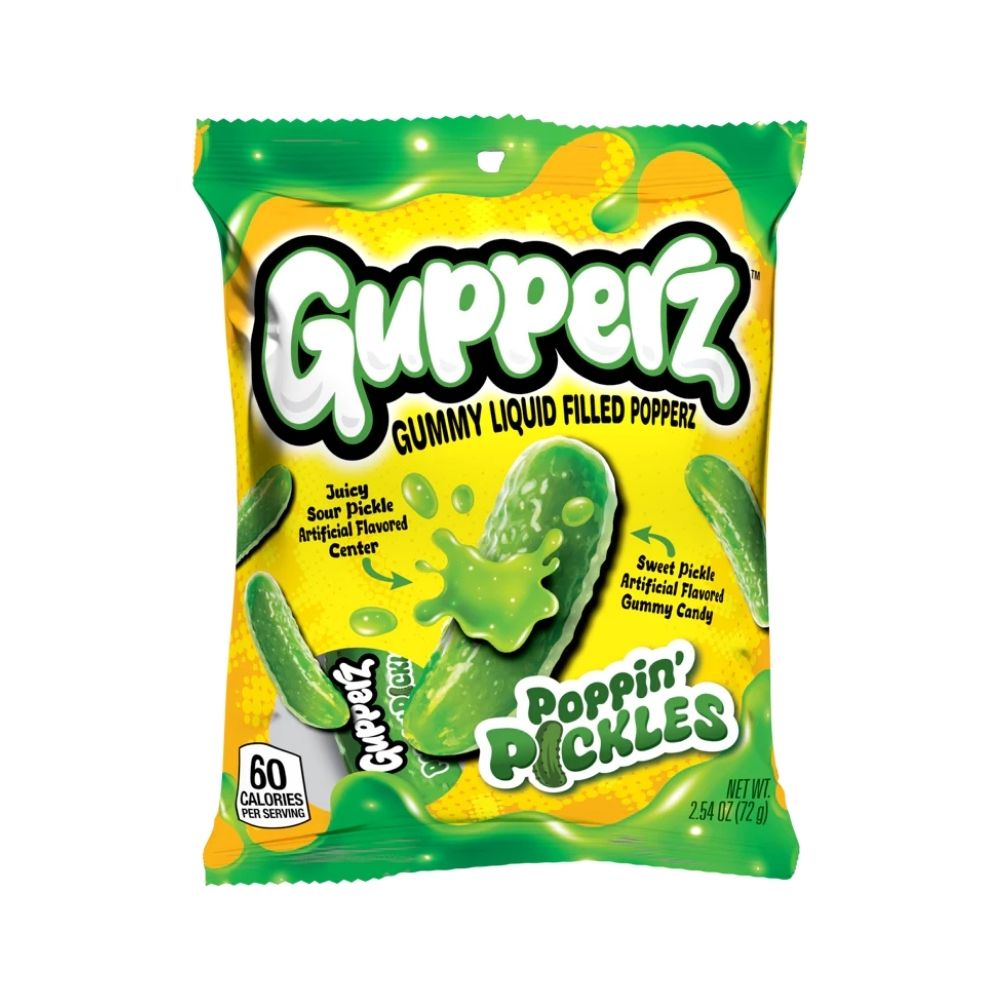 Gupperz Poppin' Pickles, tekući bomboni od 72g 