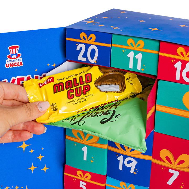 [GLUTEN FREE] Poseban adventski kalendar 2024, kutija s +24 snack slatkih i slanih iznenađenja Bez glutena 