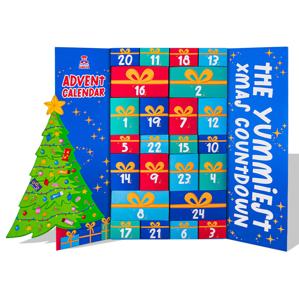 [GLUTEN FREE] Poseban adventski kalendar 2024, kutija s +24 snack slatkih i slanih iznenađenja Bez glutena 