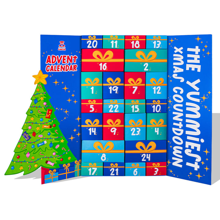 [GLUTEN FREE] Poseban adventski kalendar 2024, kutija s +24 snack slatkih i slanih iznenađenja Bez glutena 