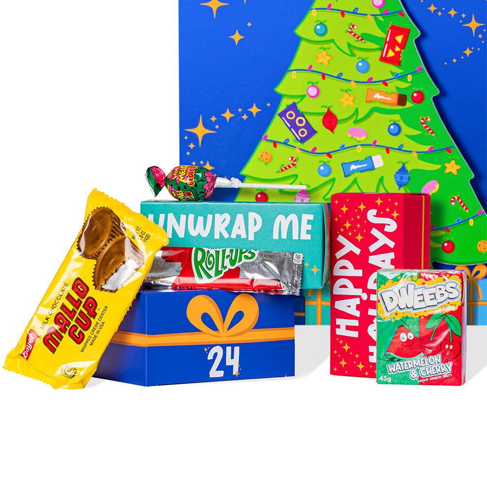 [GLUTEN FREE] Poseban adventski kalendar 2024, kutija s +24 snack slatkih i slanih iznenađenja Bez glutena 