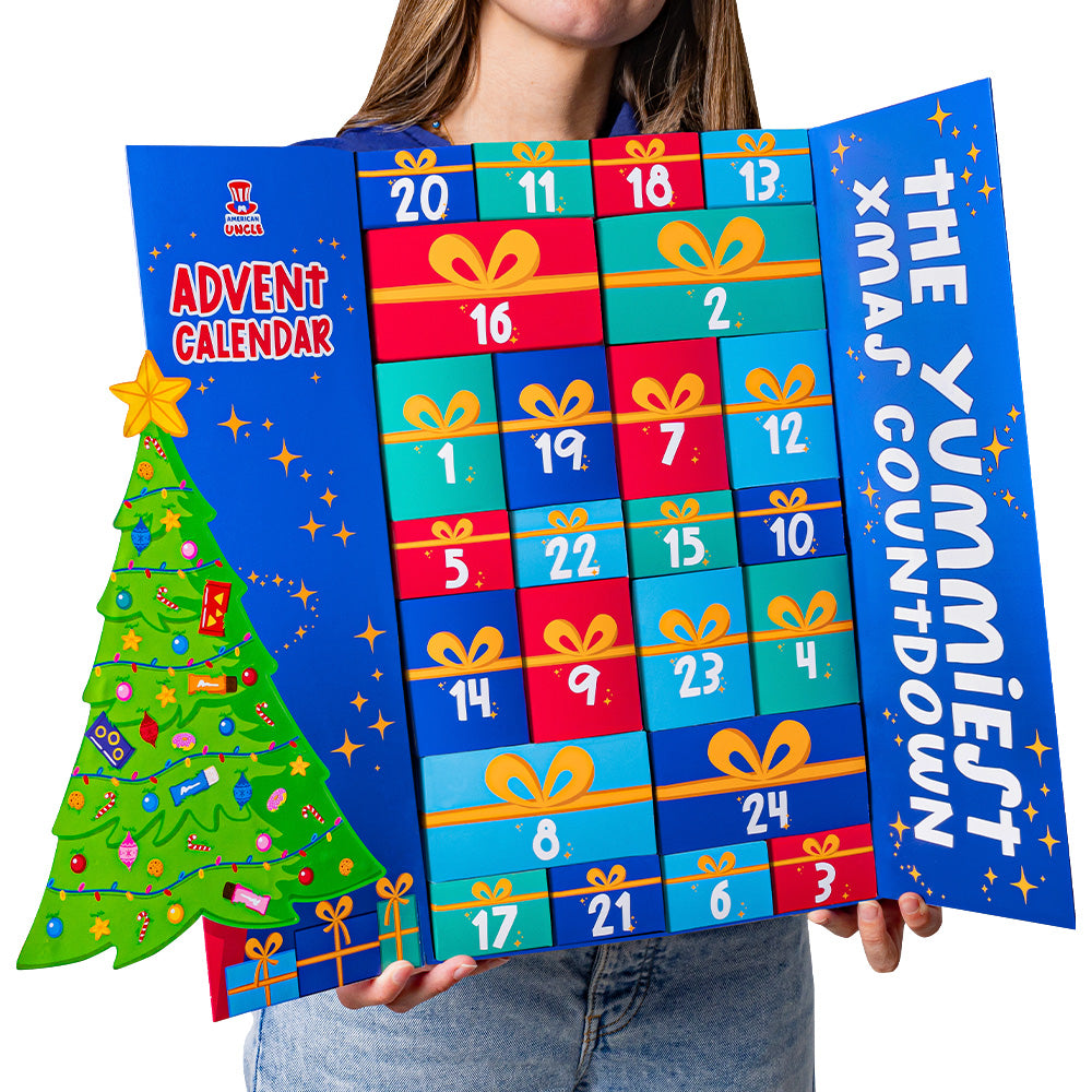 [GLUTEN FREE] Poseban adventski kalendar 2024, kutija s +24 snack slatkih i slanih iznenađenja Bez glutena 