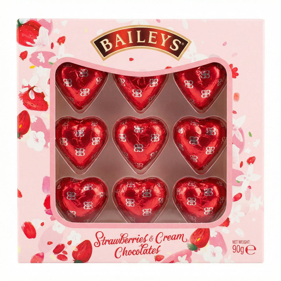 Baileys Strawberry & Cream Hearts - cioccolatini al latte 90g