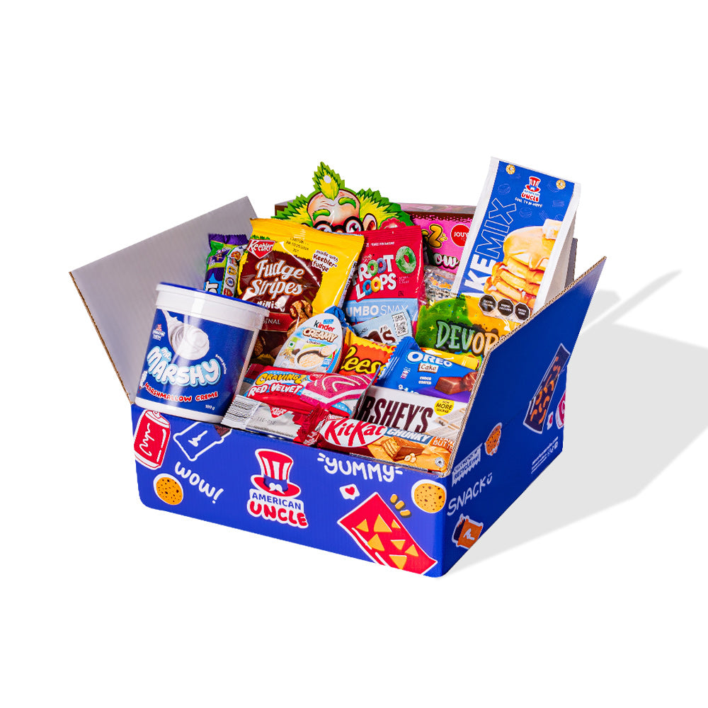 Snack box slastica od najmanje 20 međunarodnih proizvoda 