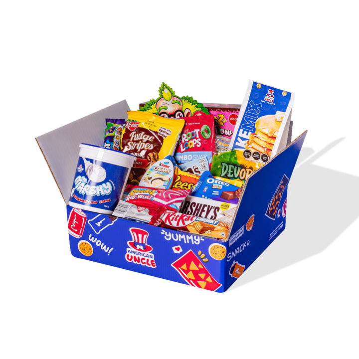 Snack box slastica od najmanje 20 međunarodnih proizvoda 