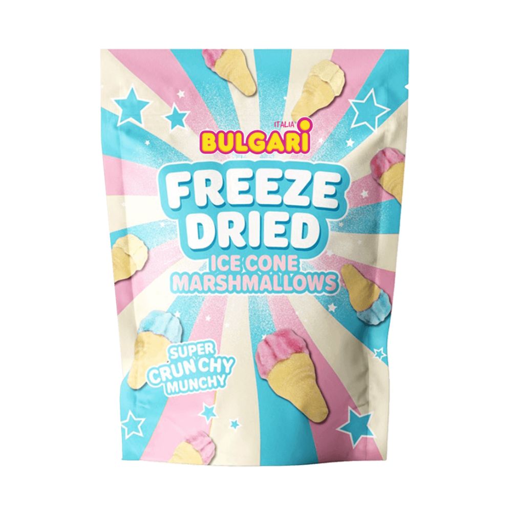 Bulgari Freeze Dried Ice Cone Marshmallow, marshmallow liofilizirani kornet sladoleda od 40g 