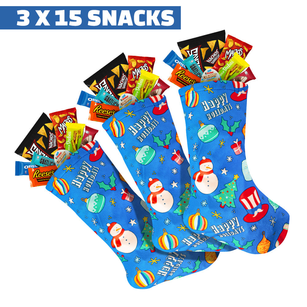 3x Čarape za Bogojavljenje s najmanje 15 slatkih i slanih proizvoda 