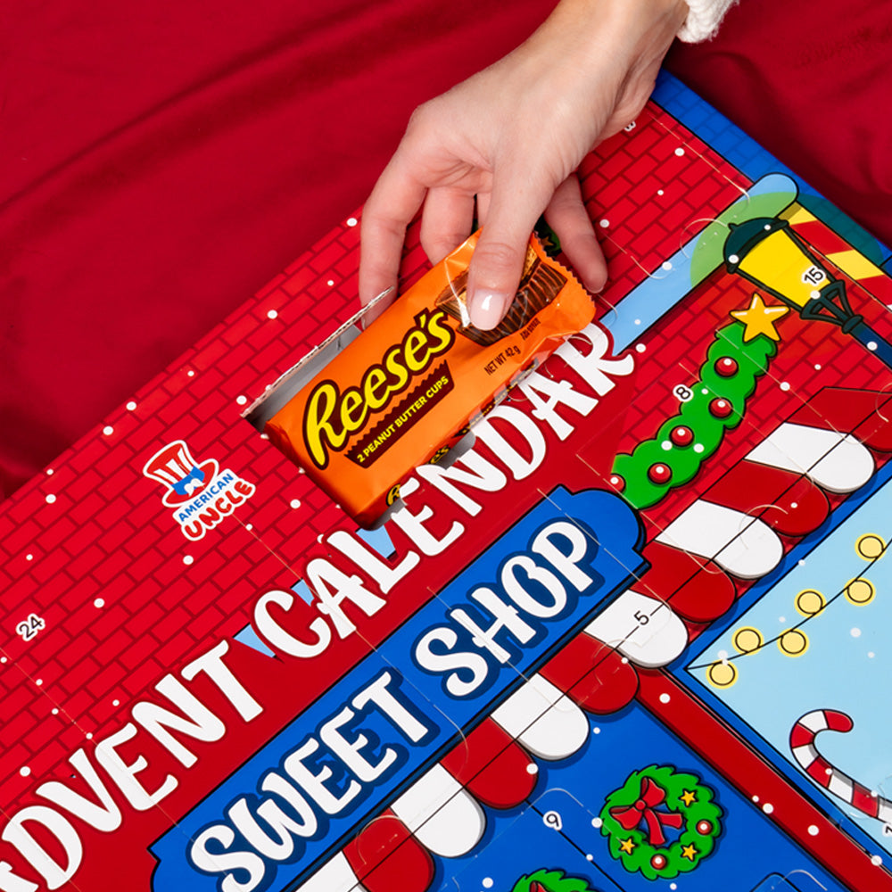 casella aperta del calendario Sweet Shop