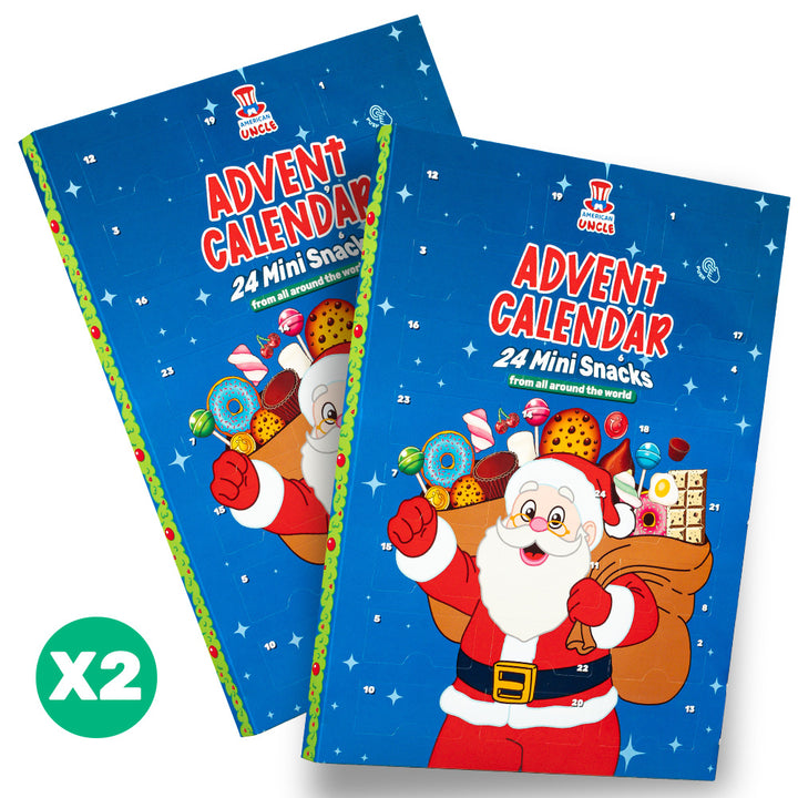 2x Adventski kalendar Miniatures, kutija s 24 snack iznenađenja u mini formatu 