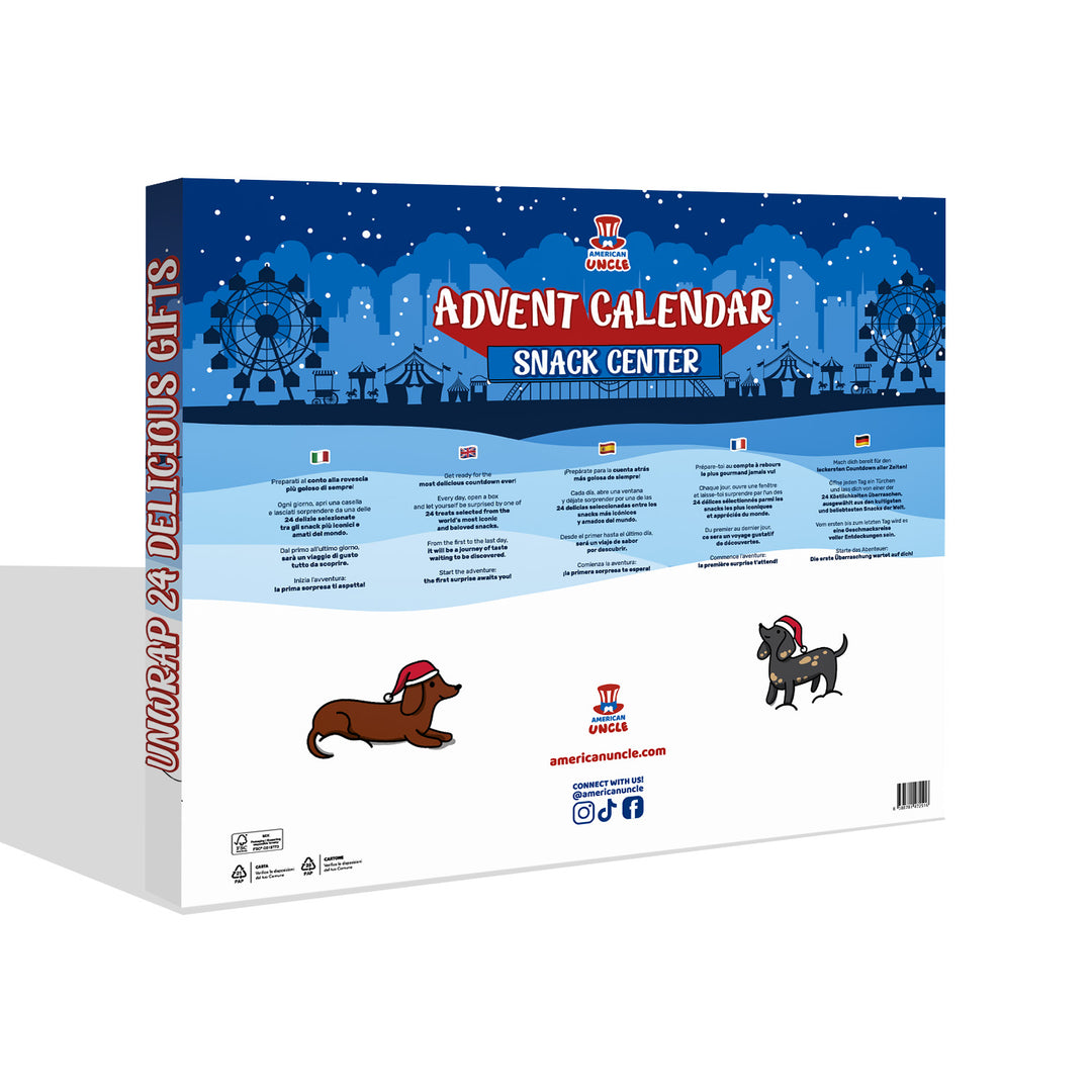 Calendario dell'Avvento Snack Center retro