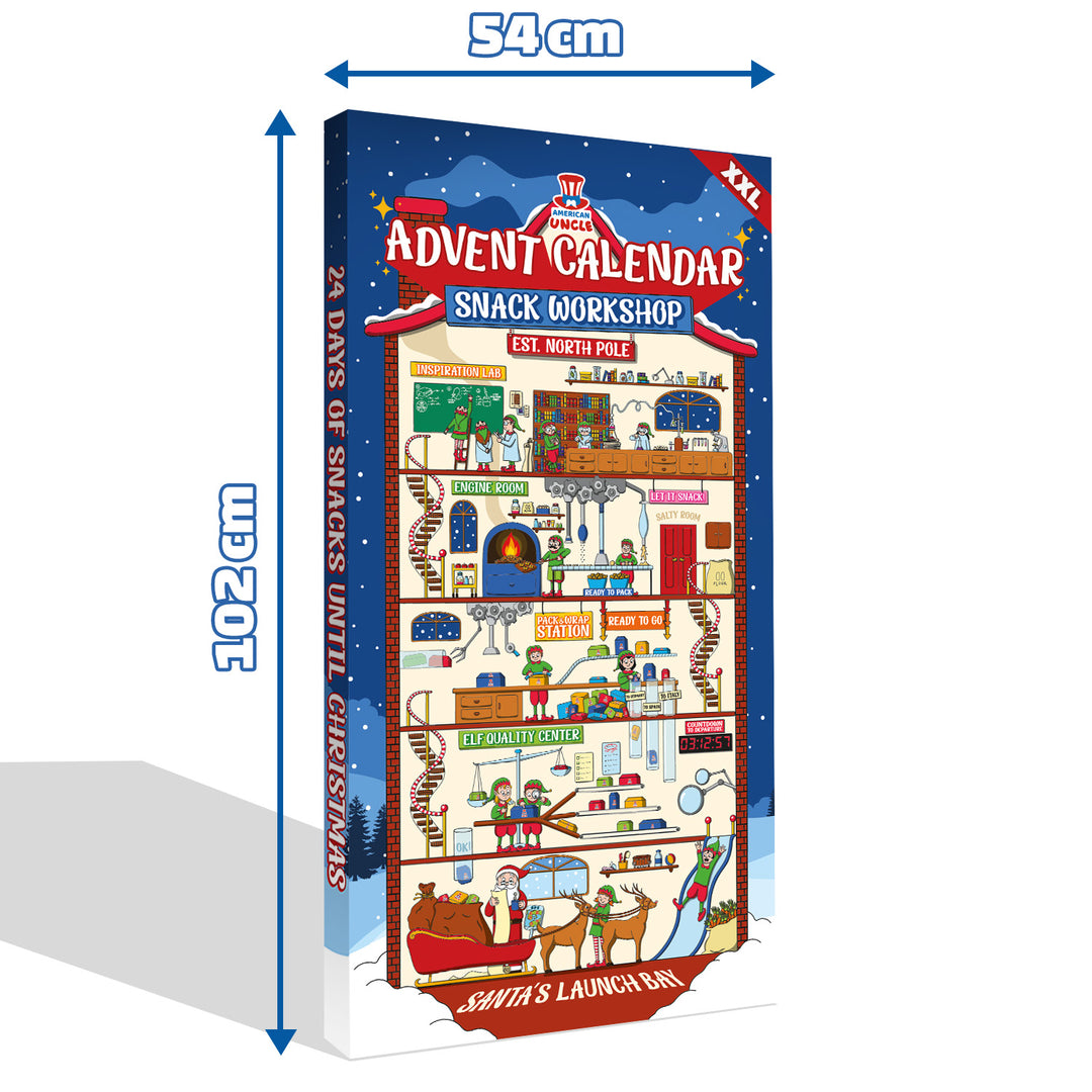 [Bez glutena] Snack Workshop XXL, adventski kalendar XXL od preko 24 snack Slatko i slano Bez glutena Iz cijelog svijeta.