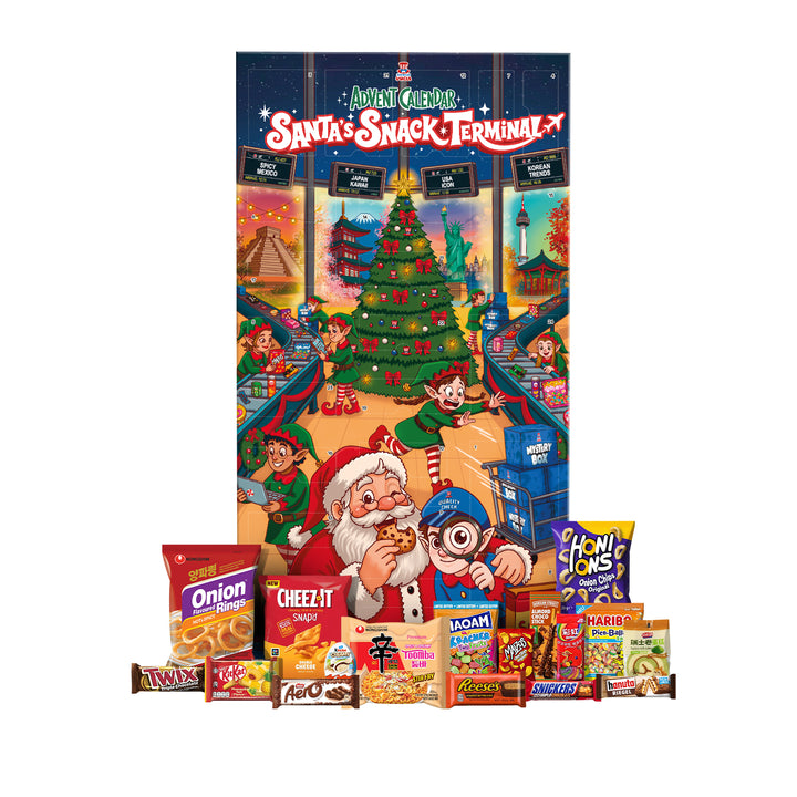 Santa's Snack Terminal, XXL adventski kalendar s više od 24 snack slatka i slana zalogaja iz cijelog svijeta 