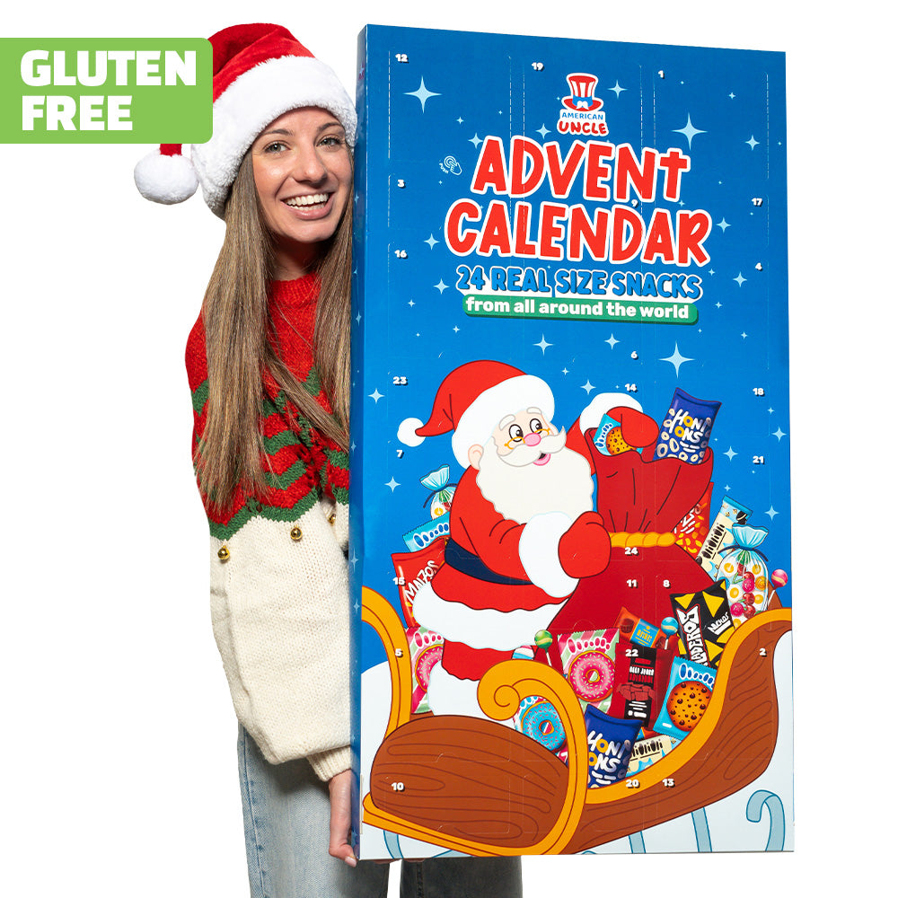 [GLUTEN FREE] XXL adventski kalendar, kutija od 24 snack Bez glutena slatkih i slanih iznenađenja u stvarnoj veličini 