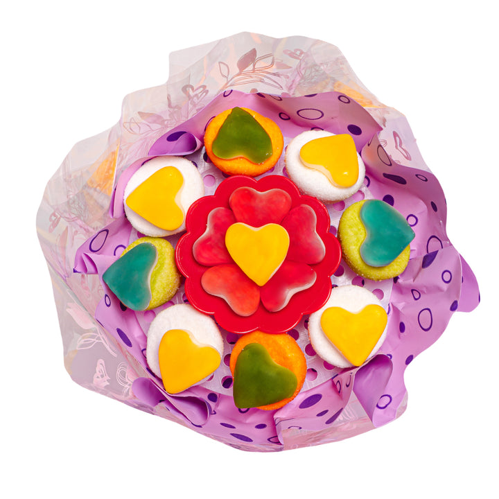 Wunnie Gummy Bouquet, buket od gumenih bombona i marshmallow mješovitih 162g 