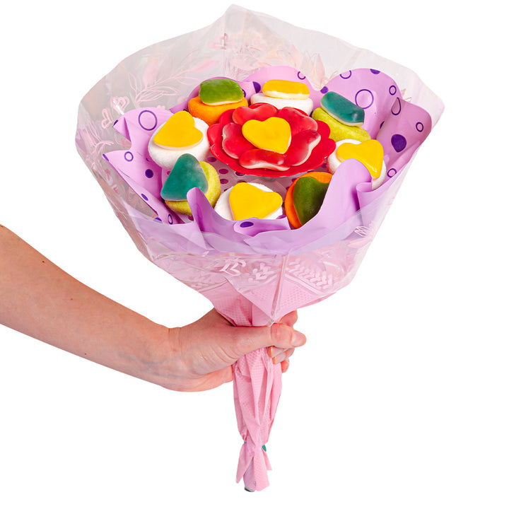 Wunnie Gummy Bouquet, buket od gumenih bombona i marshmallow mješovitih 162g 