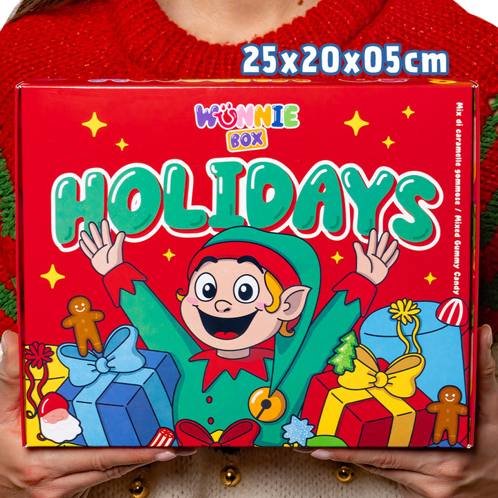 3x Wunnie box “Sretni praznici”, 3 kutije gumenih bombona koje možete sastaviti s vašim omiljenim okusima 