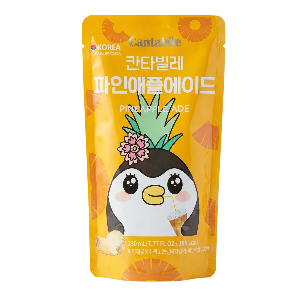Cantabile Pineapple Ade, bevanda al gusto di ananas da 230ml