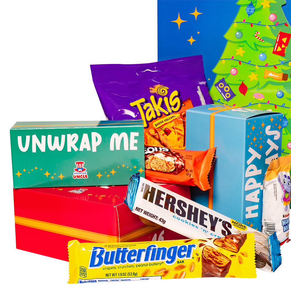 Posebni adventski kalendar 2024, kutija s +24 snack slatkih i slanih iznenađenja 