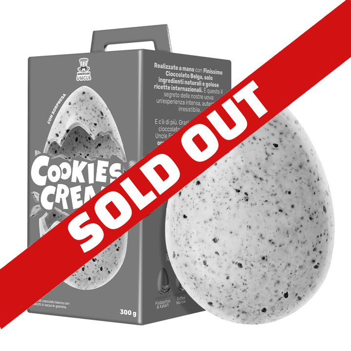 AU Cookies & Cream Uskrsno jaje, bijela čokolada s komadićima kakao keksa u zrnu, 300 g 