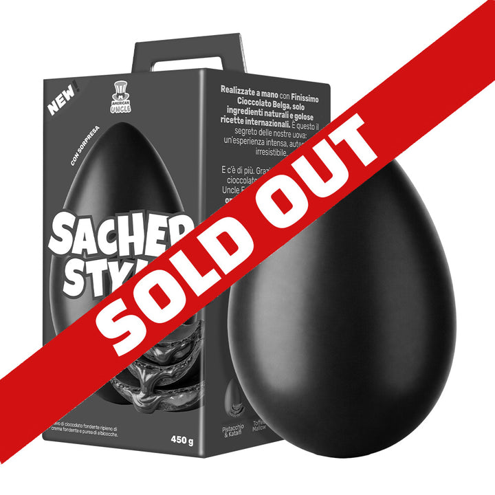 AU Uskršnje jaje u Sacher stilu, tamna čokoladna uskršnja jaja punjena tamnom kremom i pireom od marelica, 450 g 