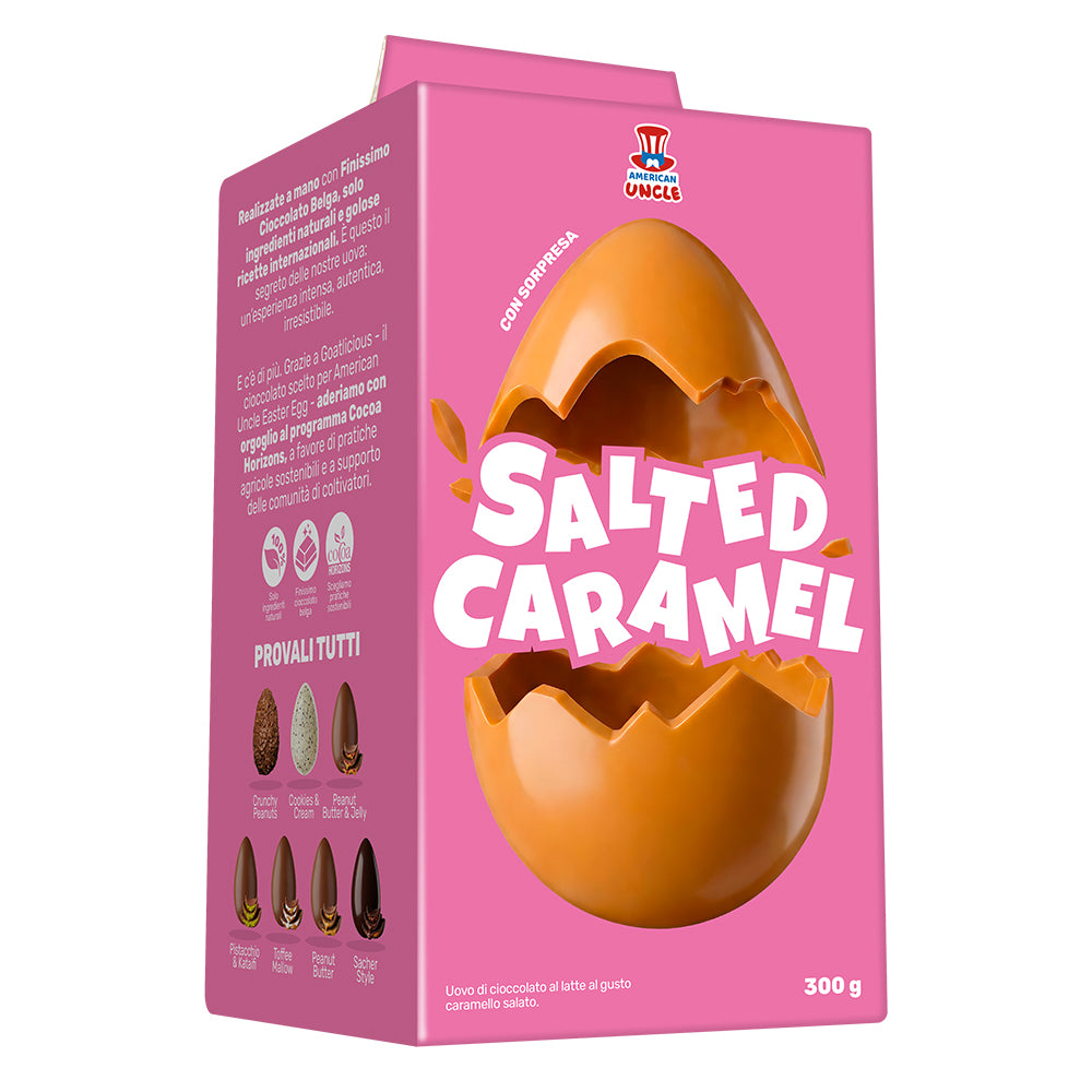 Uskrsno jaje od 300g s čokoladom i slanim karamelom, American Uncle Salted Caramel Egg