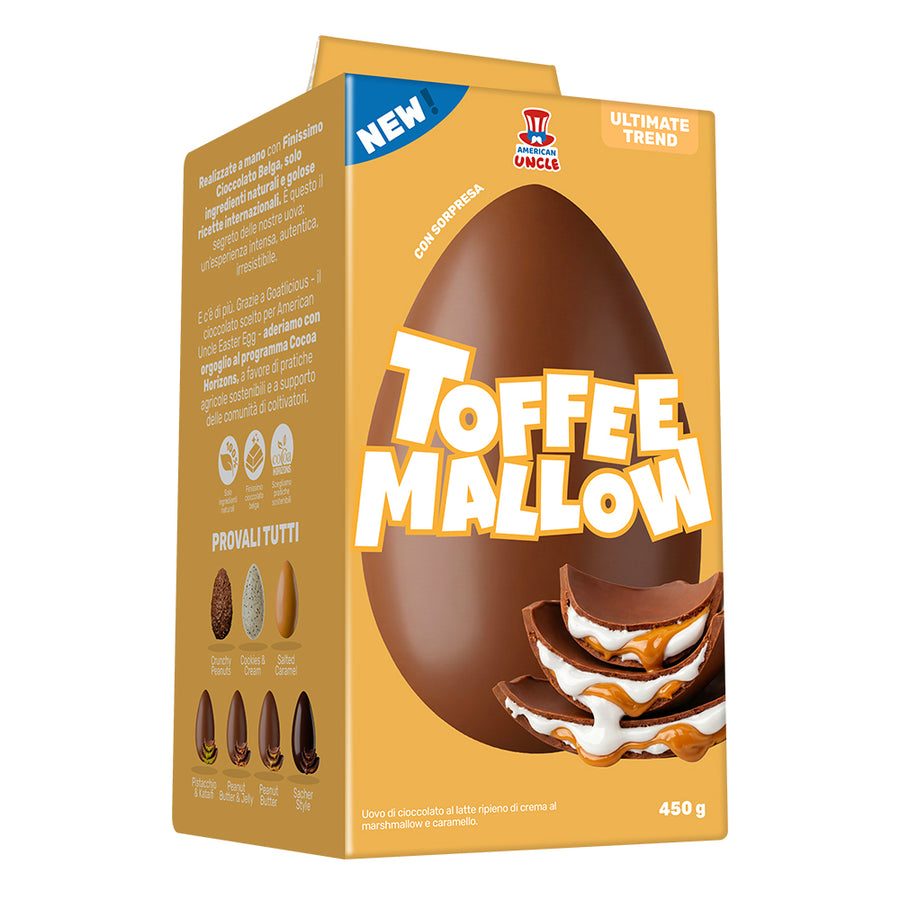 American Uncle Egg Toffee Mallow, uskršnje jaje punjeno karamelom i marshmallow od 450g