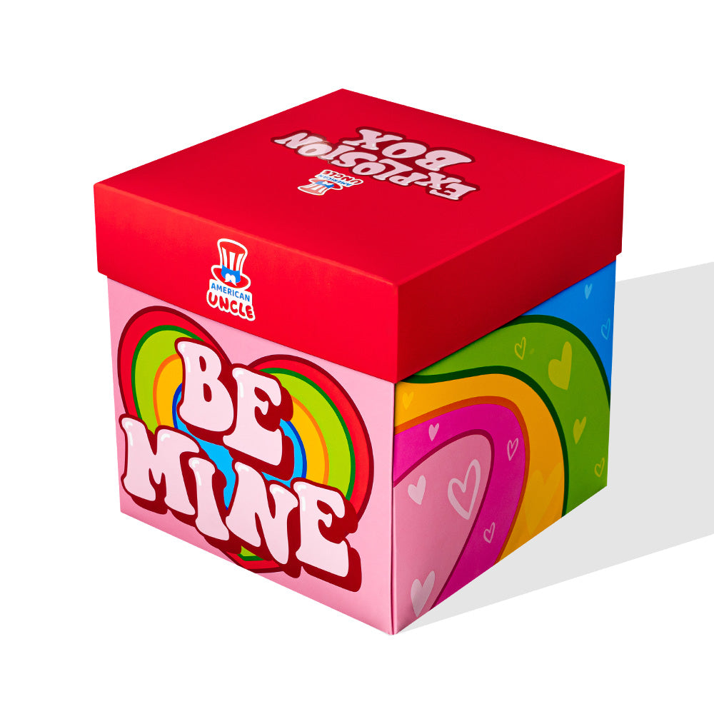 Eksplozija box “Ljubav”, eksplozivna poklon kutija s 20 snack slatkih i slanih iznenađenja 