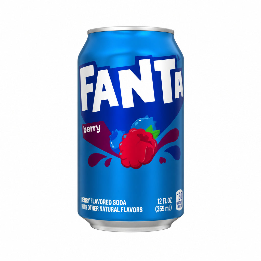 Fanta Berry - bevanda al mirtillo blu 355ml