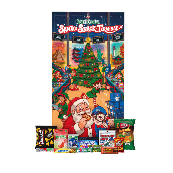 Calendario dell'Avvento XXL con snack gluten free