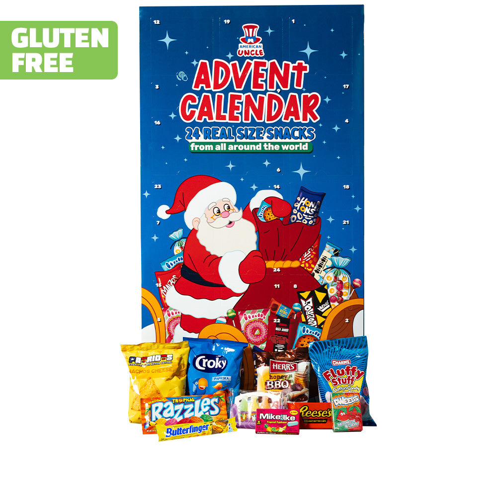 [GLUTEN FREE] XXL adventski kalendar, kutija od 24 snack Bez glutena slatkih i slanih iznenađenja u stvarnoj veličini 