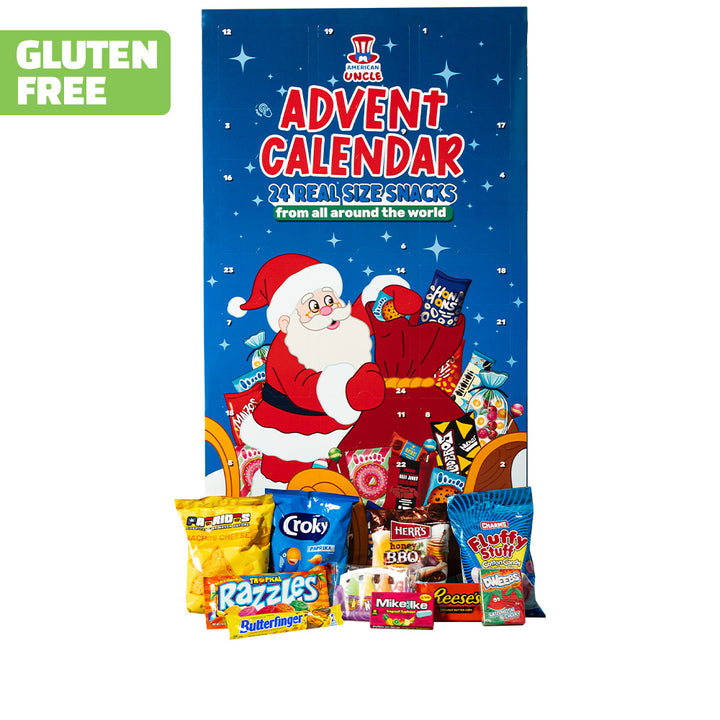 [GLUTEN FREE] XXL adventski kalendar, kutija od 24 snack Bez glutena slatkih i slanih iznenađenja u stvarnoj veličini 