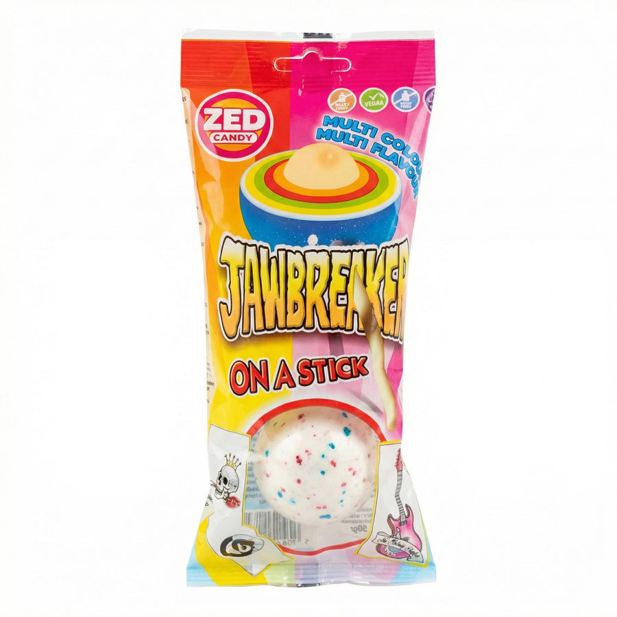 Jawbreaker On A Stick Tattoo - caramella dura con gomma 50g