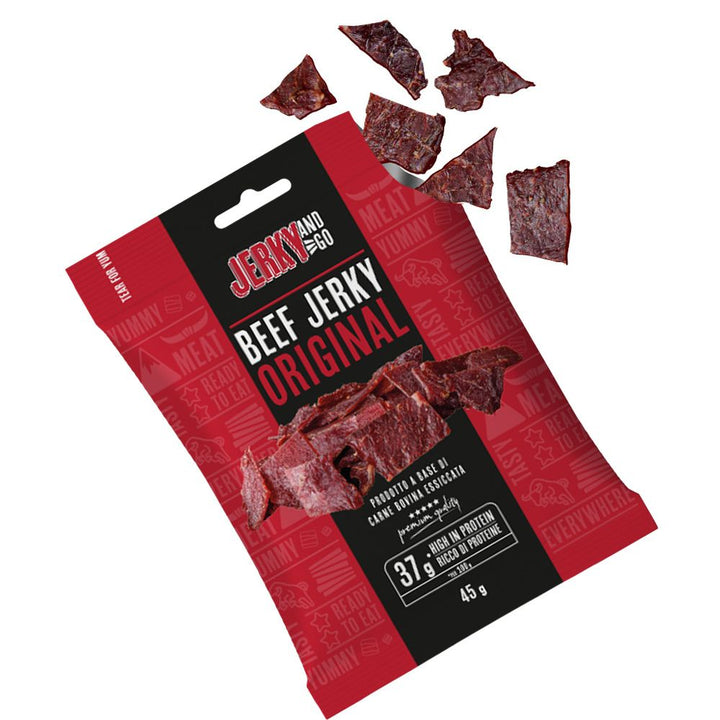 Jerky and Go Beef Jerky Original, sušena govedina od 45g 