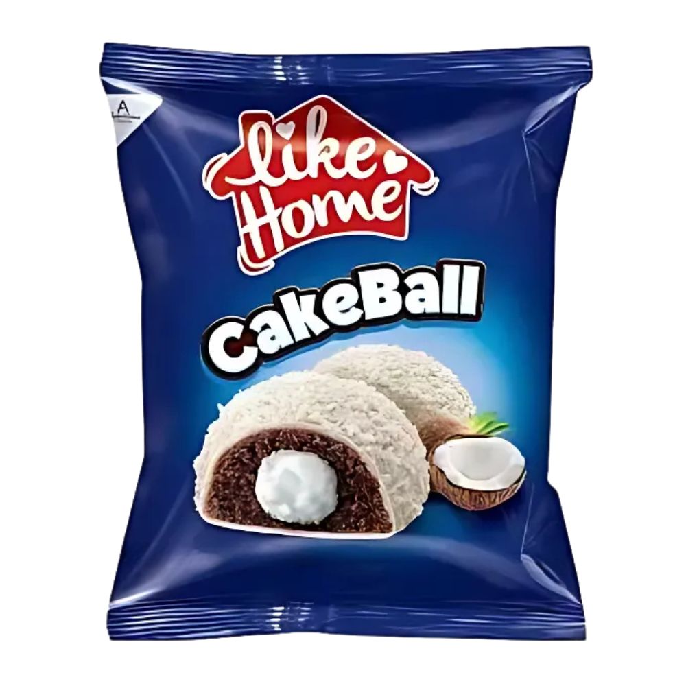 Like Home CakeBall Coconut, torta s kakaom prekrivena i punjena kokosom od 50g 